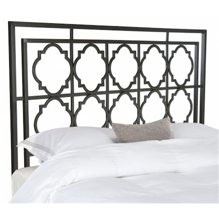 Safavieh Silva Metal Full Size Headboard- Gunmetal - 59.8 x 1.3 x 53.6 in. FOX6216B-F